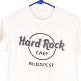 Age 10-12 Budapest Hard Rock Cafe T-Shirt - Medium White Cotton