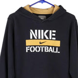 Age 13-14 Nike Football Hoodie - XL Black Cotton Blend