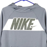 Age 13-15 Nike Hoodie - XL Grey Cotton Blend