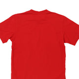 Age 12 Adidas Spellout T-Shirt - Small Red Cotton
