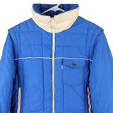 Age 12 White Tab Levis Puffer - Medium Blue Polyester