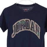 Age 10-12 Jordan Spellout T-Shirt - Medium Navy Cotton