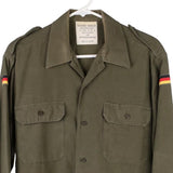 1989 Germany Unbranded Shirt - Medium Khaki Cotton Blend