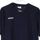 Ready T-Shirt - Large Navy Cotton