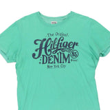 Hilfiger Denim Graphic T-Shirt - Medium Green Cotton