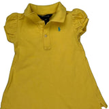 Age 12 Ralph Lauren Dress - 2XS Yellow Cotton