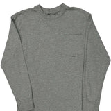 Dickies Long Sleeve T-Shirt - Medium Gray Cotton Blend