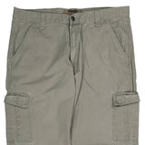Wrangler Cargo Trousers - 36W 34L Grey Cotton