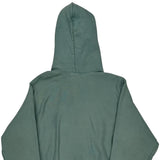 Vintage Reverse Weave Champion Hoodie - Small Green Cotton