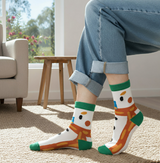 Anyfootwear 3 Pairs Women’s Holiday Cotton Socks Funny Gift Party Multi Color