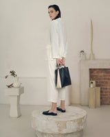 Two-Tone Tote – BLACK & OAT