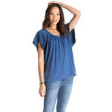 U-Back Top - Organic Cotton - Blue