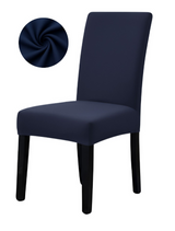 Anyseat Navy Chair Cover – Waterproof Elastic Slipcover with Anti‑Dirt Protection for Dining Room, Kitchen, Wedding, Hotel, Banquet & Restaurant