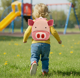Anypack 3D Pink Pig Kids School Backpack Cute Cartoon Animal Style Children Toddler Plush Bag Perfect Accessories For Boys and Girls