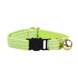Anypet Small Neon Green Cat Collar with Safety Buckle, Bell & Durable Adjustable Strap – Stylish Comfortable Pet Accessory for Cats