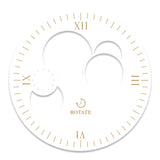 White & Gold Skeleton Dial