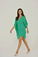 Emerald Green Caftan Tunic Dress