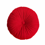 Anyhouz Pleated Round Pillow – Soft Cushion Filled Decorative Throw Pillow