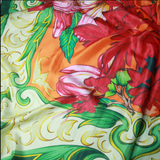 Anyyou Luxury 100% Mulberry Silk Dark Orange Long Scarf Women Beach Shawl Pashmina Wrap Swimwear Cover-Up Foulard