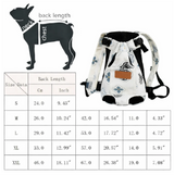 Anypet Small Gray Flower Print Denim Pet Carrier Backpack – Breathable Travel Bag with Pockets for Small Pets