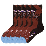 Anyfootwear 5 Pairs Size 5-9 Women Fashion Socks Combed Cotton Abstract Hands Oil Painting Print Novelty Funny Happy Crew Socks Colorful Casual Christmas Gift