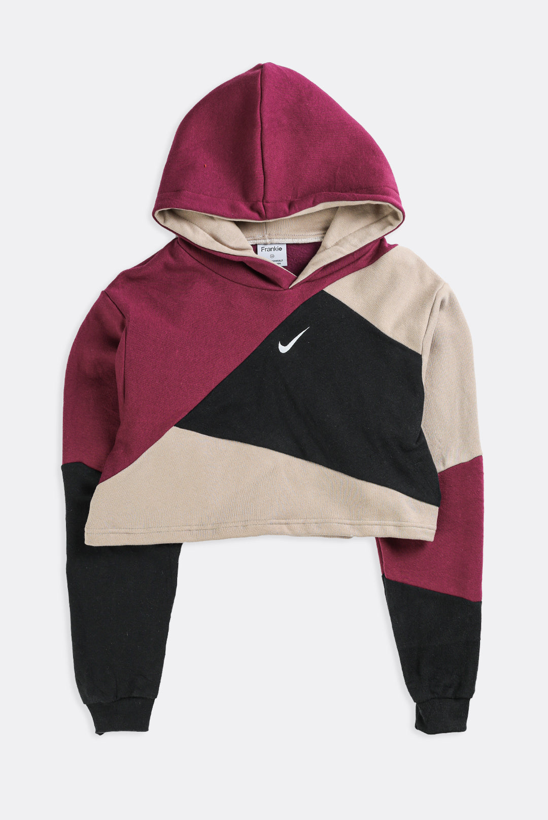 Rework Nike Patchwork Crop Sweatshirt - XS – Cerqular