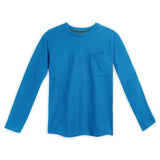 Organic Cotton Kids Shirts - Long Sleeve Pocket Tee