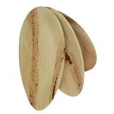 Dtocs palm Leaf Plate 12x7 Inch Oval Platter | USDA Certified Bio-based Bamboo Plate Look disposable party plates