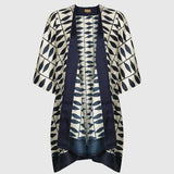 ORGANIC SILK KIMONO- THE LEAF