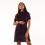 Grace Mini Dress - Plum