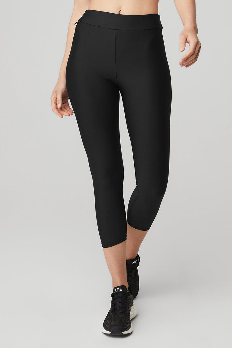 Airlift High Waist Conceal Zip Capri - EZ Fit Sports