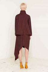 Alexandra Shirt (Burgundy)