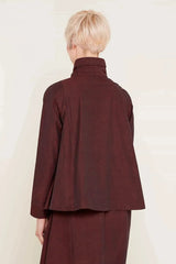 Alexandra Shirt (Burgundy)