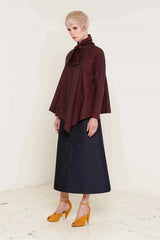 Alexandra Shirt (Burgundy)