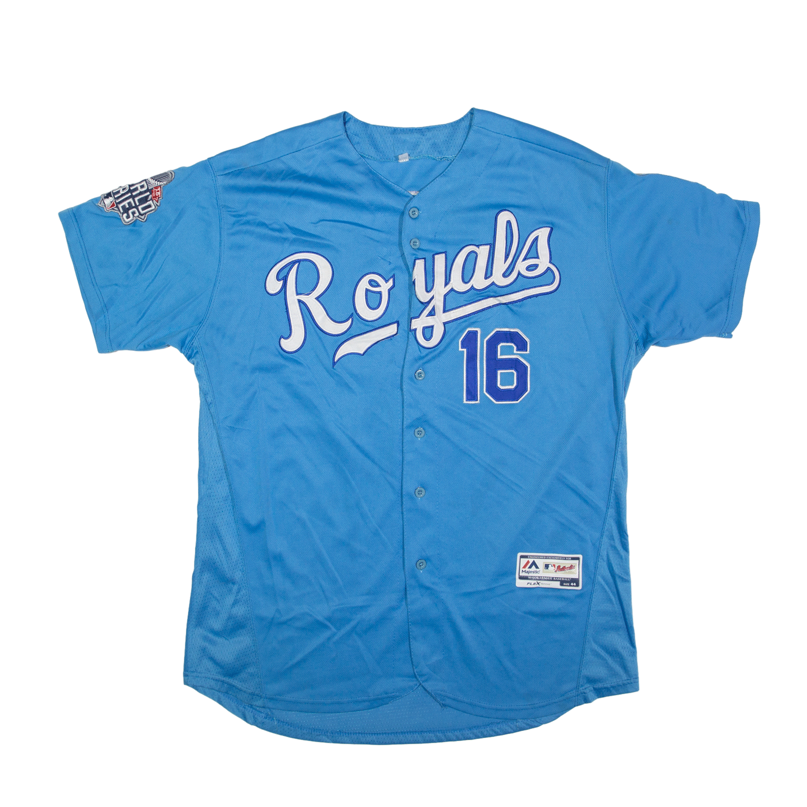 Majestic, Shirts, Majestic Royals Mens Baseball Jersey Slim Fit 2xl