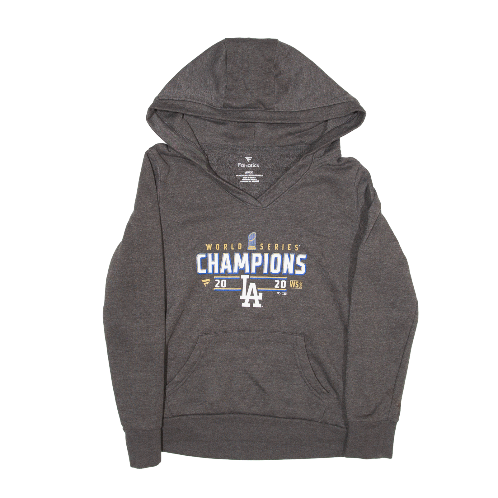 FANATICS LA Dodgers USA Hoodie Grey Pullover Mens S Cerqular