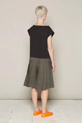 Brigit Dress (Black & Grey)