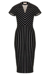 Camille Dress (Black and White)