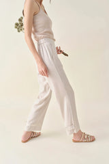Convertible Crop Pant - Natural