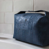 Cork Wash Bag in Blue