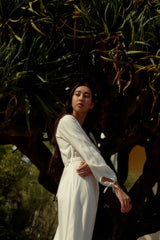 ENOKI DRESS - OFF-WHITE