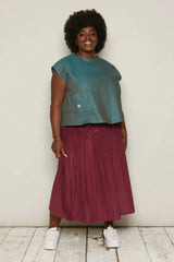 Dagfari Skirt (Burgundy)
