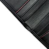 Card Wallet with Notes Pocket in Black