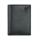 Card Wallet with Notes Pocket in Black