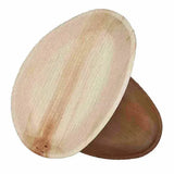 Dtocs Compostable Palm Leaf Plates - 5x7 Inch (Pack 50) | USDA Certified Biobased Compostable Bamboo Plates Like Disposable Wedding Plates