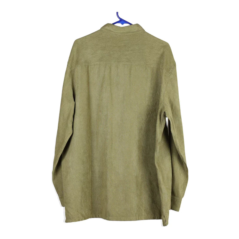 Vintage green Consensus Cord Shirt - mens x-large