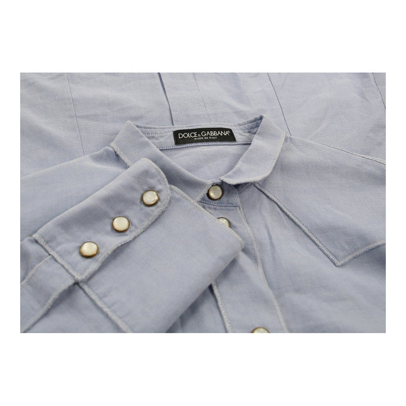 Dolce & Gabbana Shirt - Medium Blue Cotton