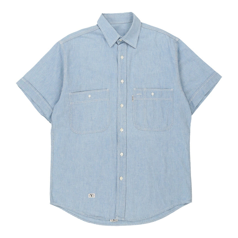 Valentino Denim Shirt - XL Blue Cotton