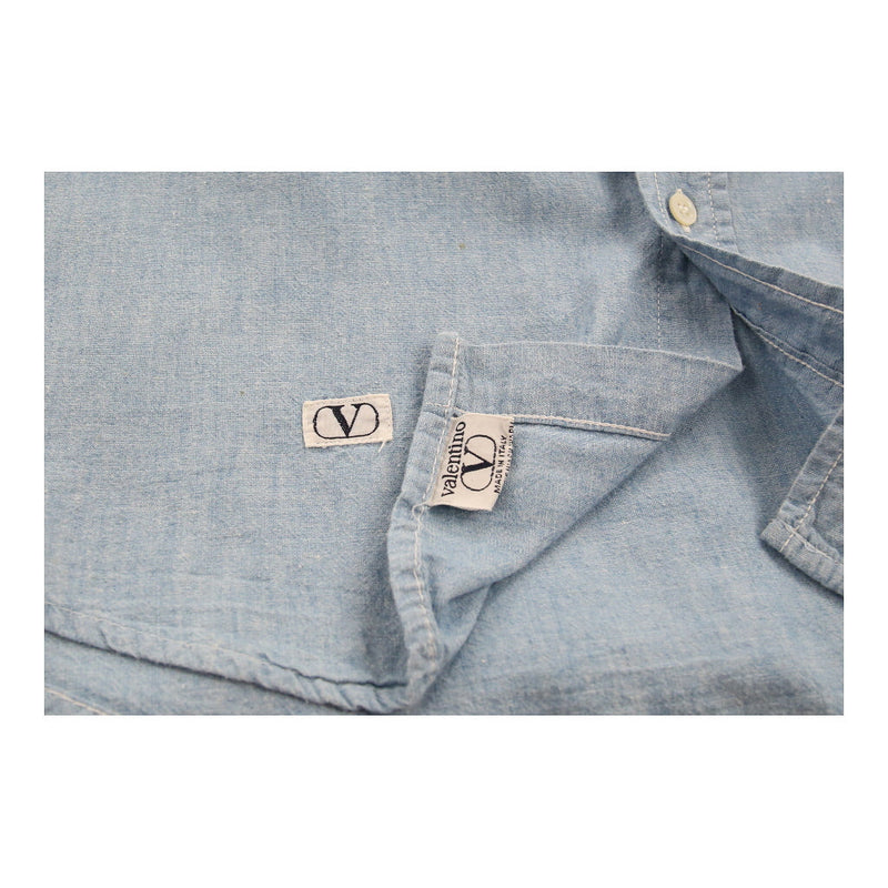 Valentino Denim Shirt - XL Blue Cotton