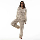 Bia Checked Viscose Pants